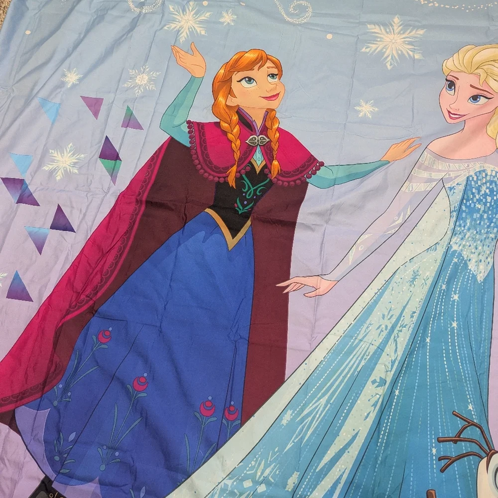 Disney Frozen Fabric Shower Curtain Anna Elsa 72